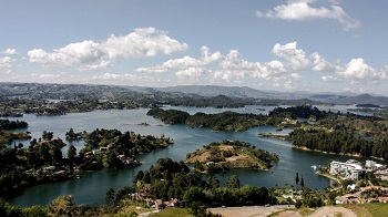 ‘Vista desde el cerro del Peñol